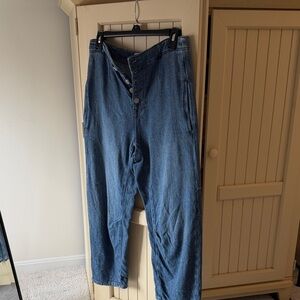 We The Free Blue Women's Jeans Osaka Mid-rise